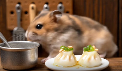 Veo3小仓鼠做饭视频