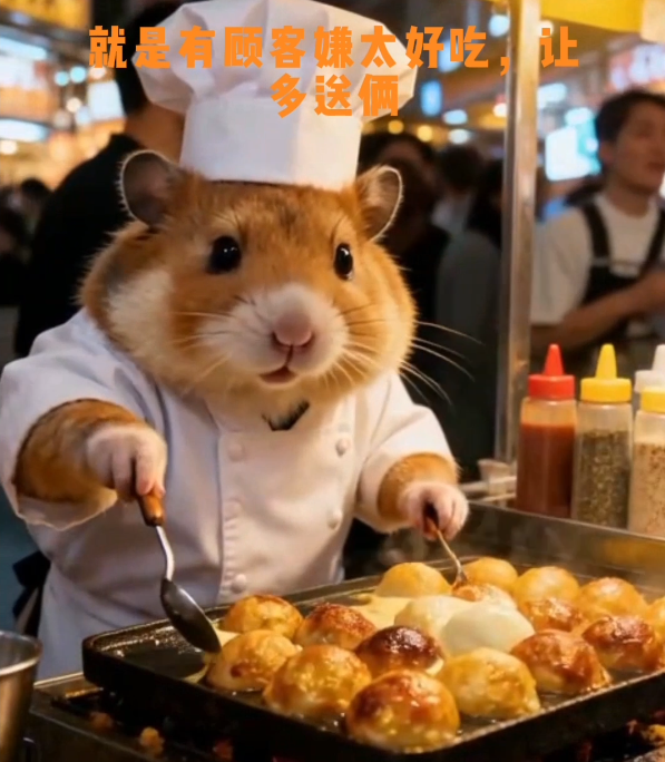 小动物摆摊